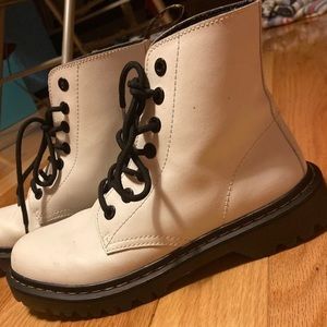 White Dr. Martens
